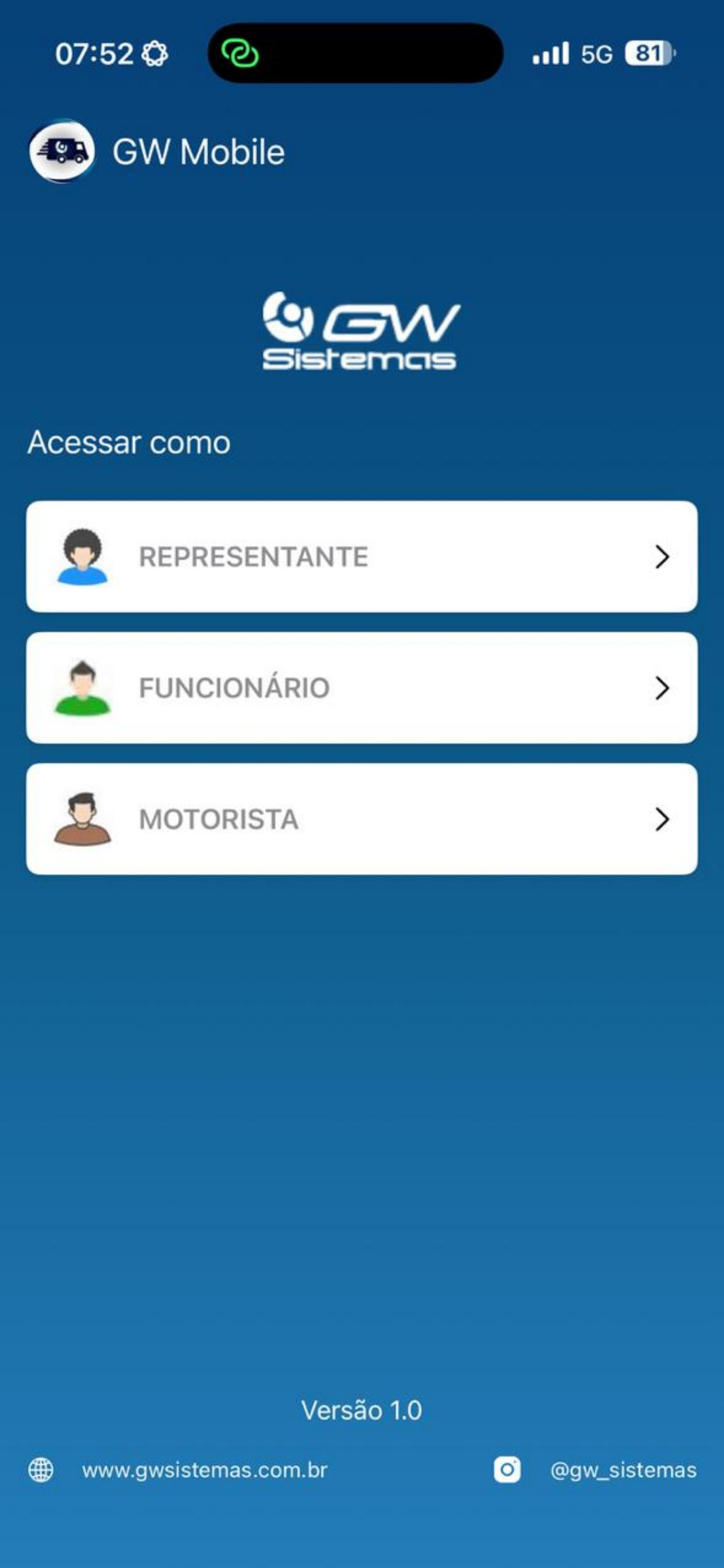 GW Mobile screenshot 3