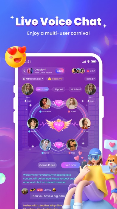 Yaychat - Voice Chat Rooms Screenshot