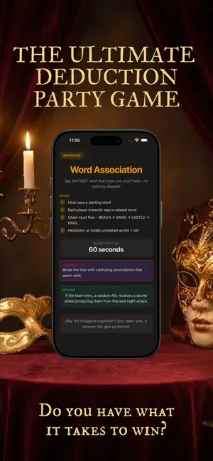 Betrayal: Deduction Party Game screenshot 4