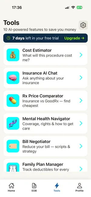 MediBill AI screenshot 2