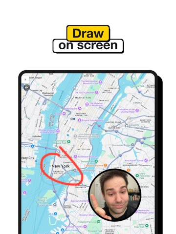HD Face Cam Screen Recorder iPad screenshot