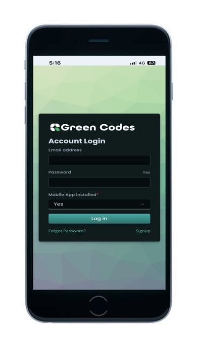 Green Codes Screenshot