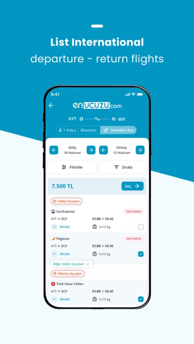 Enucuzu: Flight, Hotel, Bus Screenshot