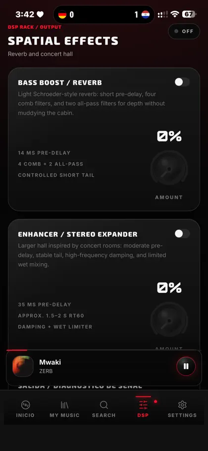 Captura de tela 5 de 6 de EpicenterDSP Player