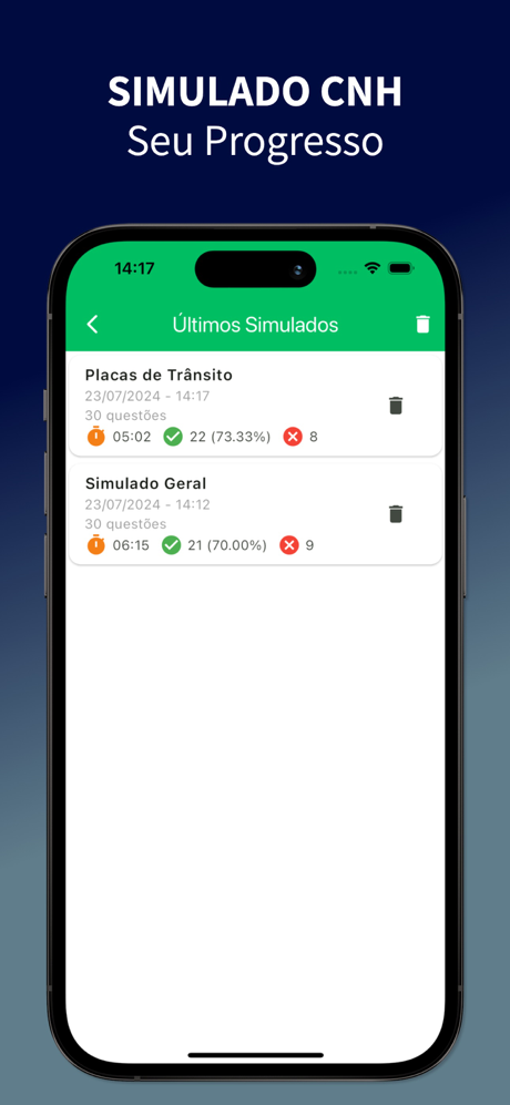 Simulado CNH: Prova 2026 screenshot 5