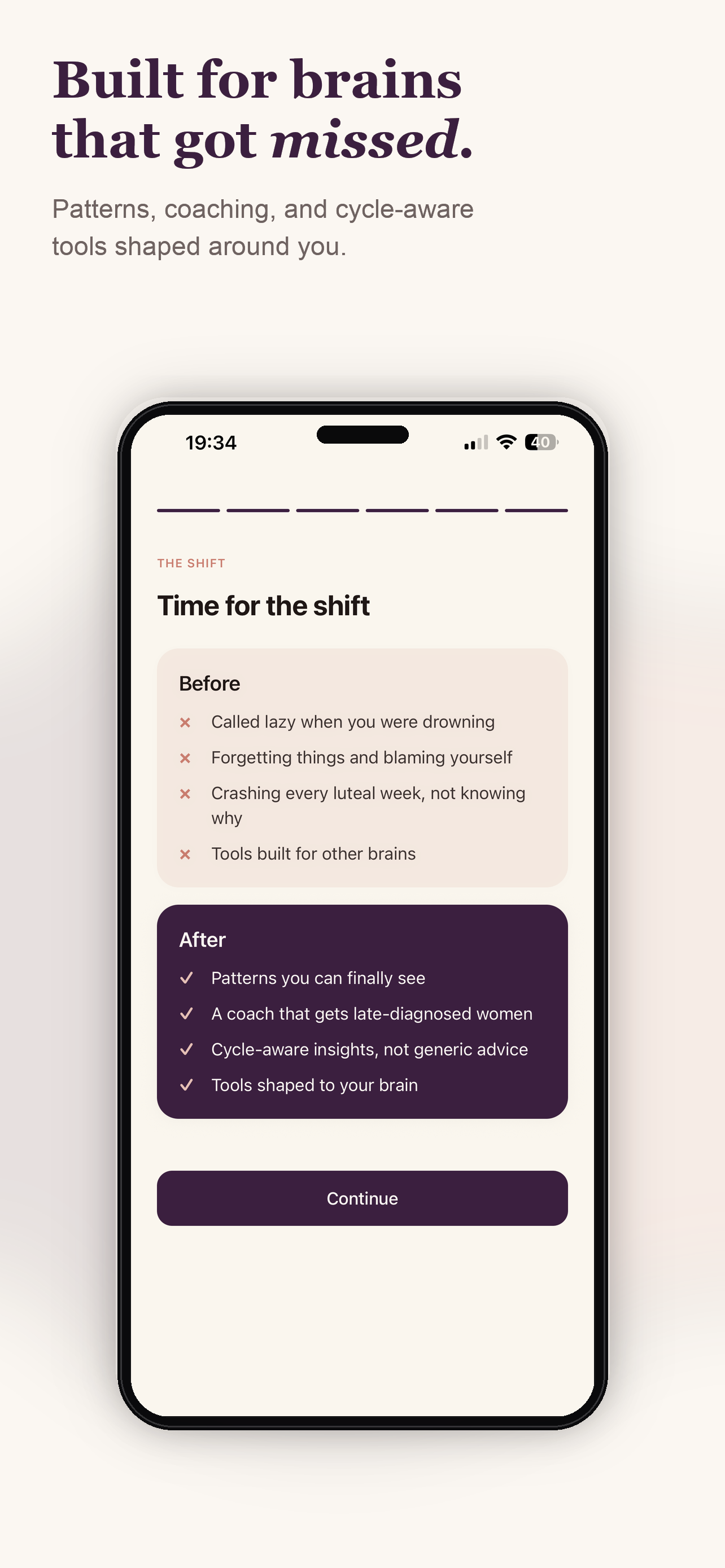 Selune: ADHD App for Women screenshot 5