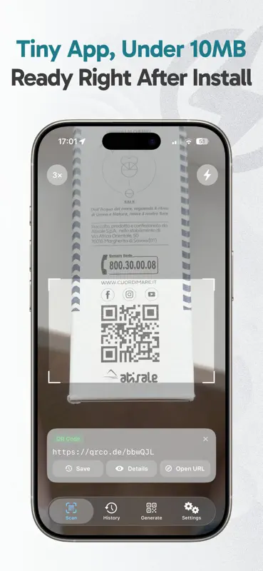 QRectly — QR- & Barcode-Leser screenshot 2 of 9