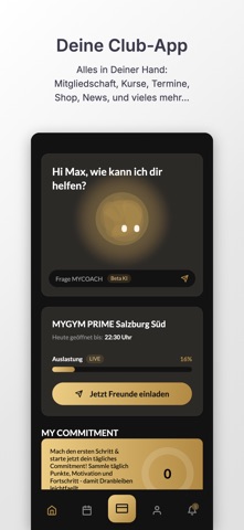 MYGYM PRIME AT iPhone screenshot