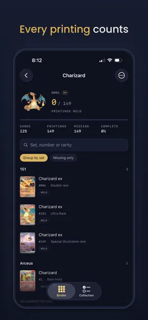 Master Set Collector screenshot 2