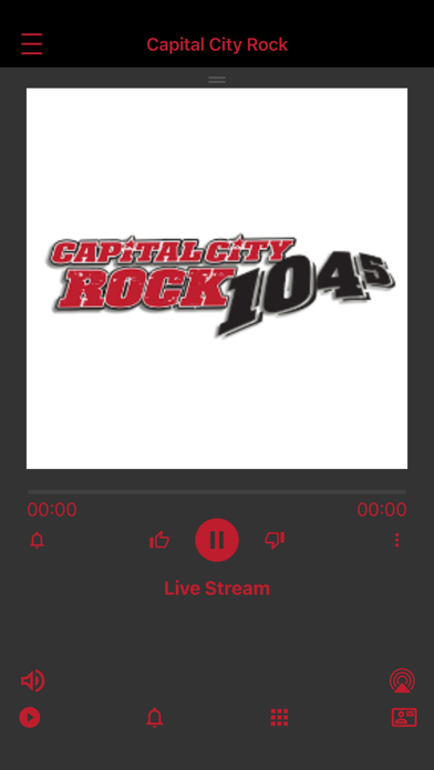 Capital City Rock 104.5 FM Screenshot