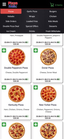 Pizza Holic Risca iPhone screenshot