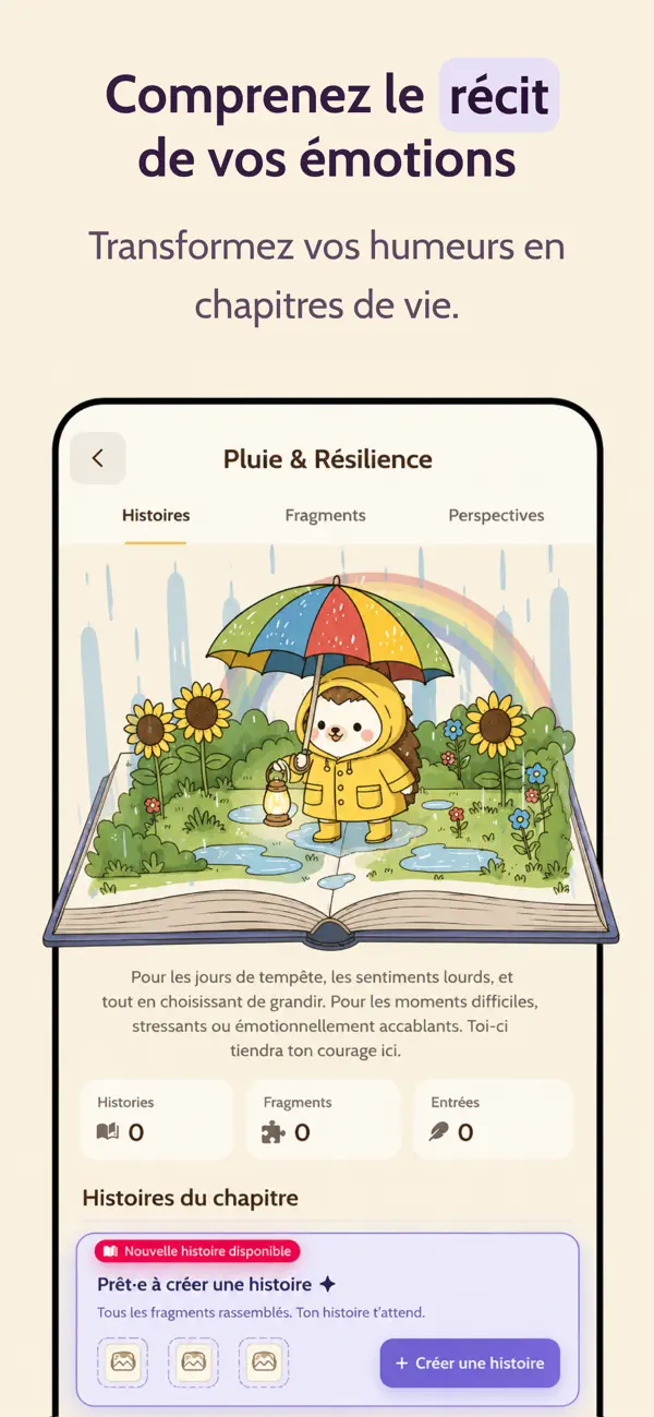 Screenshot #1 pour Tochi: Journal d'Humeur CBT