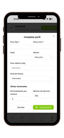 Easy Gym iPhone screenshot