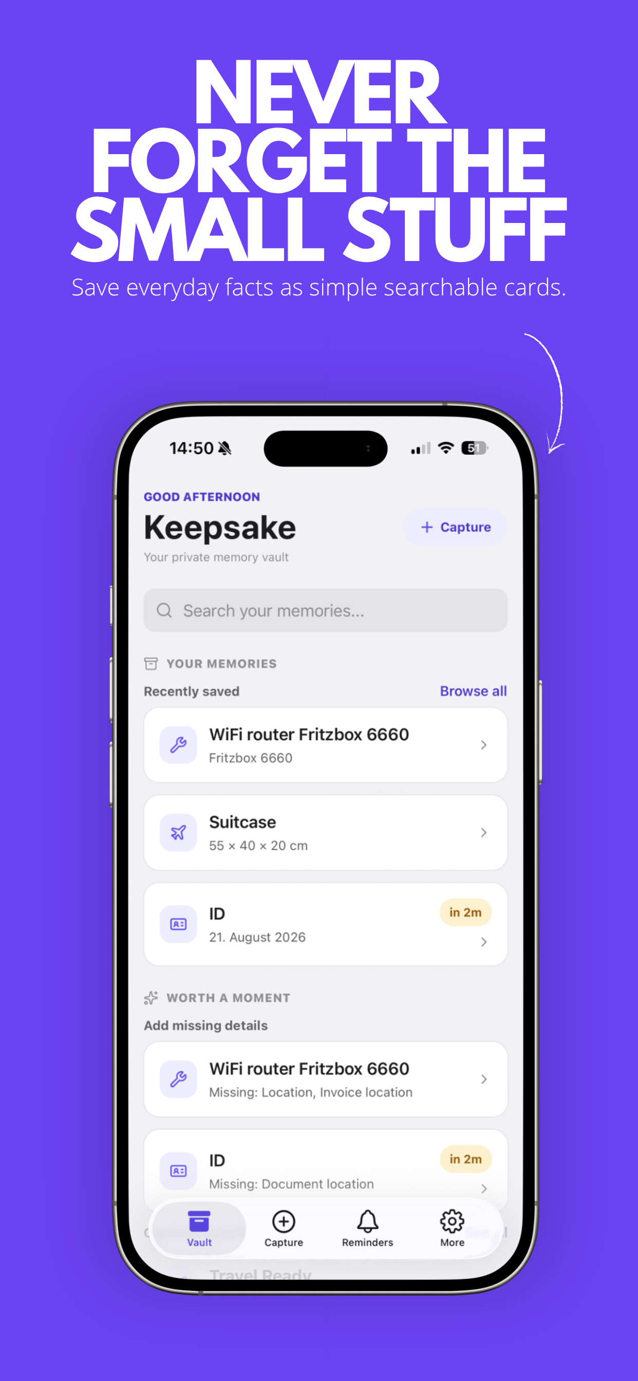 Keepsake: Life Vault