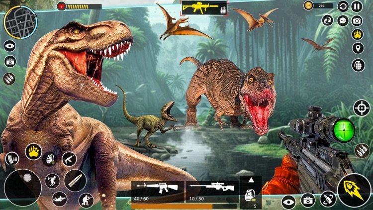 Wild Dino Hunt: Dinosaur Games