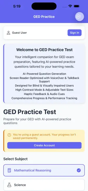GED Quest screenshot 1