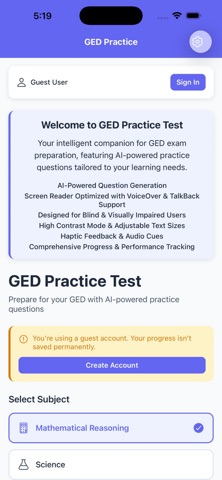 GED Quest Screenshot 1 of 3