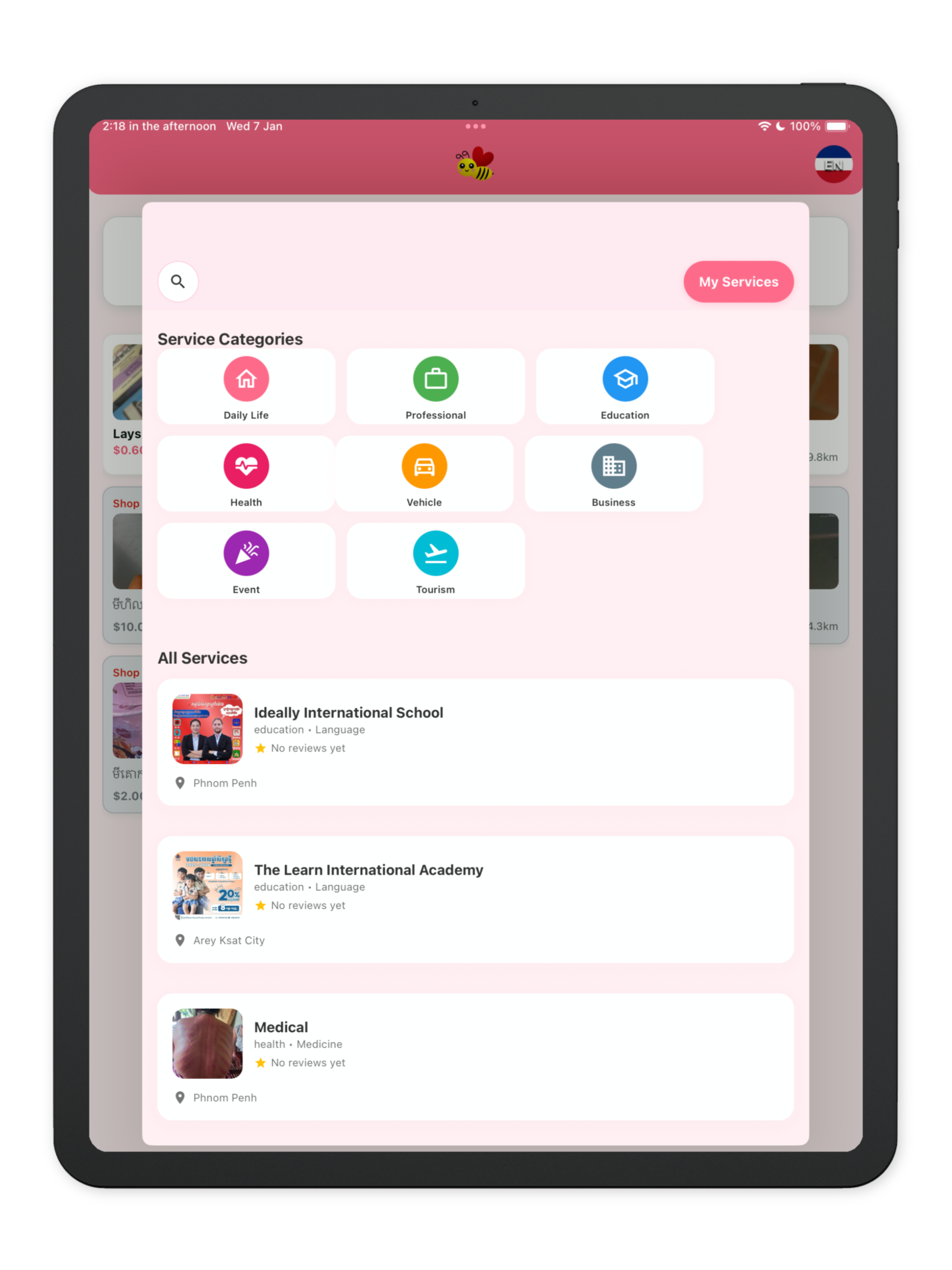 Bee - Food Delivery, Shopping screenshot 11