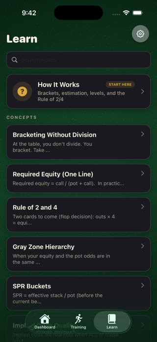 PokerProTrainer Screenshot 1 of 6