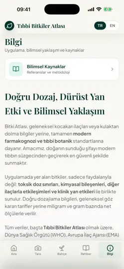 Capture d'écran de Tıbbi Bitkiler Atlası sur iPhone 6
