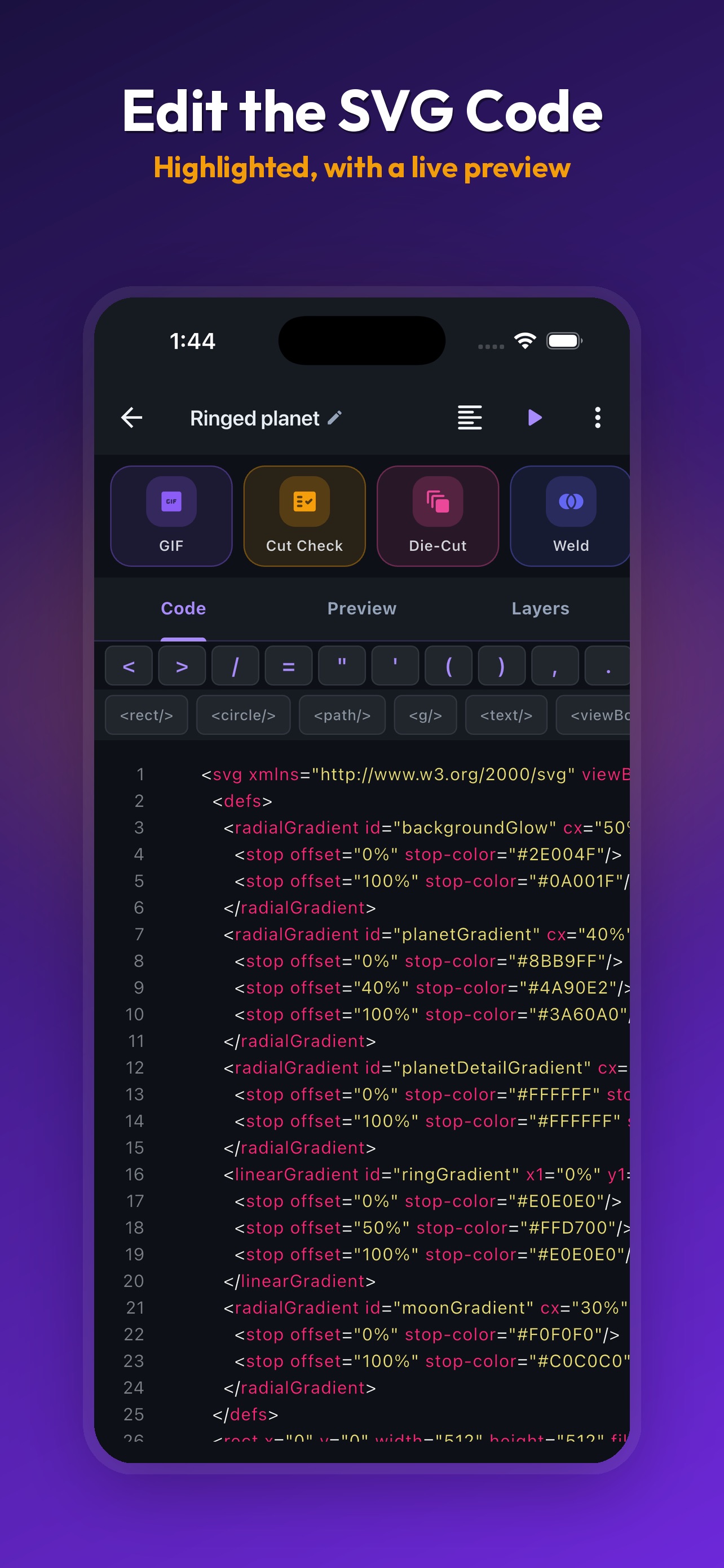 Screenshot 2 of SVG Editor, Viewer & Converter