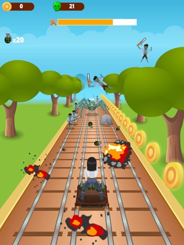 Doomsday Subway:run & shooting iPad screenshot