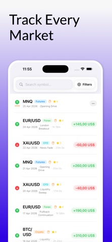 MyEdge Trading Journal screenshot