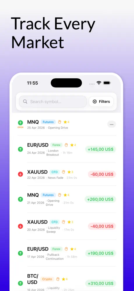 MyEdge Trading Journal — iPhone screenshot 3