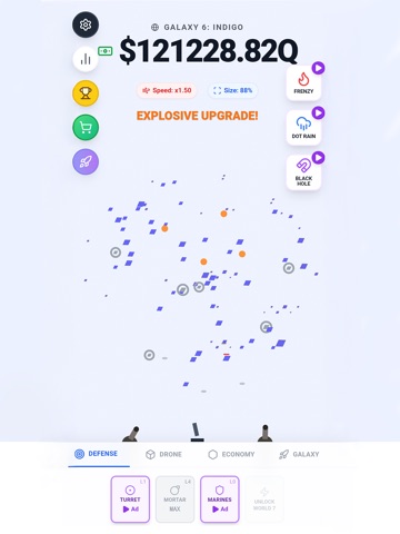 Idle Dot Shooter! iPad screenshot