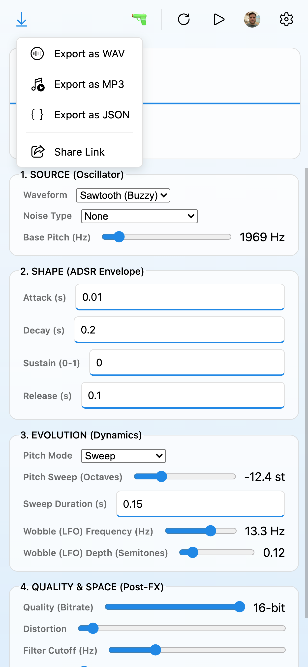 Sound Effect Generator screenshot 4