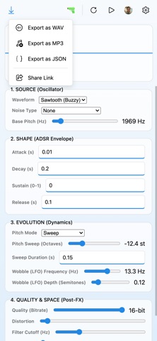 Sound Effect Generator Screenshot 4 of 4