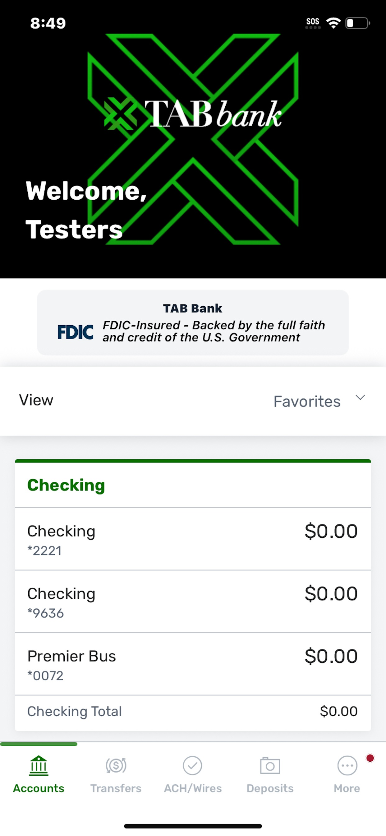 TAB Bank Mobile screenshot 3