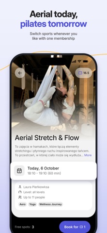 BodyVibes: Classes in One App iPhone screenshot 3