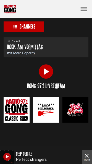 Gong 97.1 - Classic Rock Screenshot