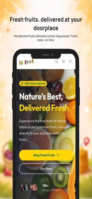 lefrut(LeFruit) – Fresh Fruits iPhone screenshot 1