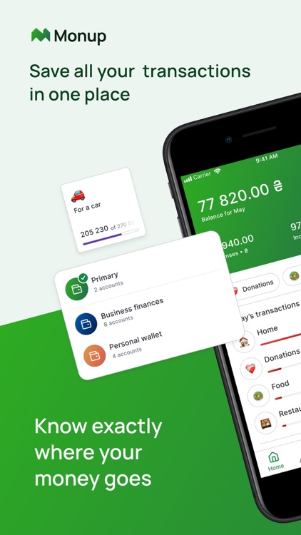 Monup - Budget Tracker