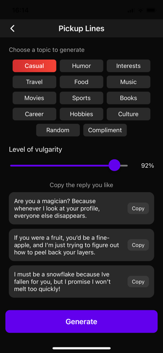 DateSmart - Phrases for Dating Screenshot 3 of 10
