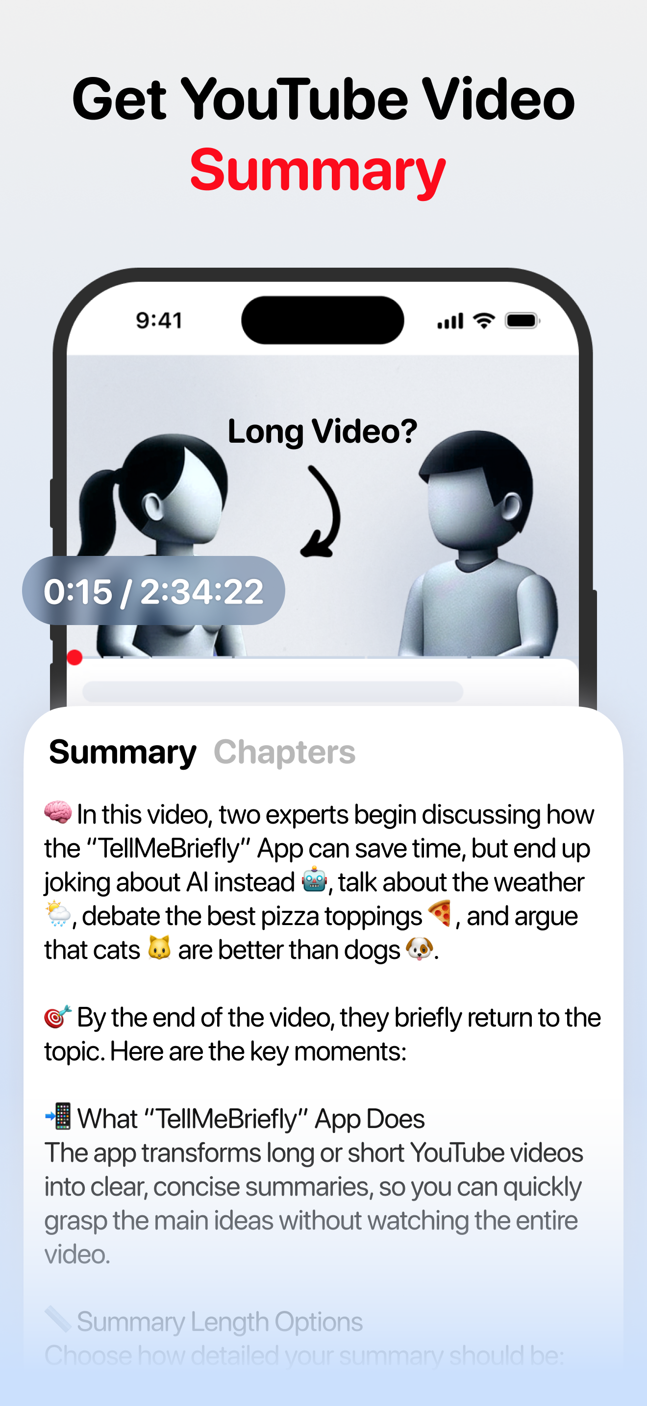 TellMeBriefly: YouTube Summary