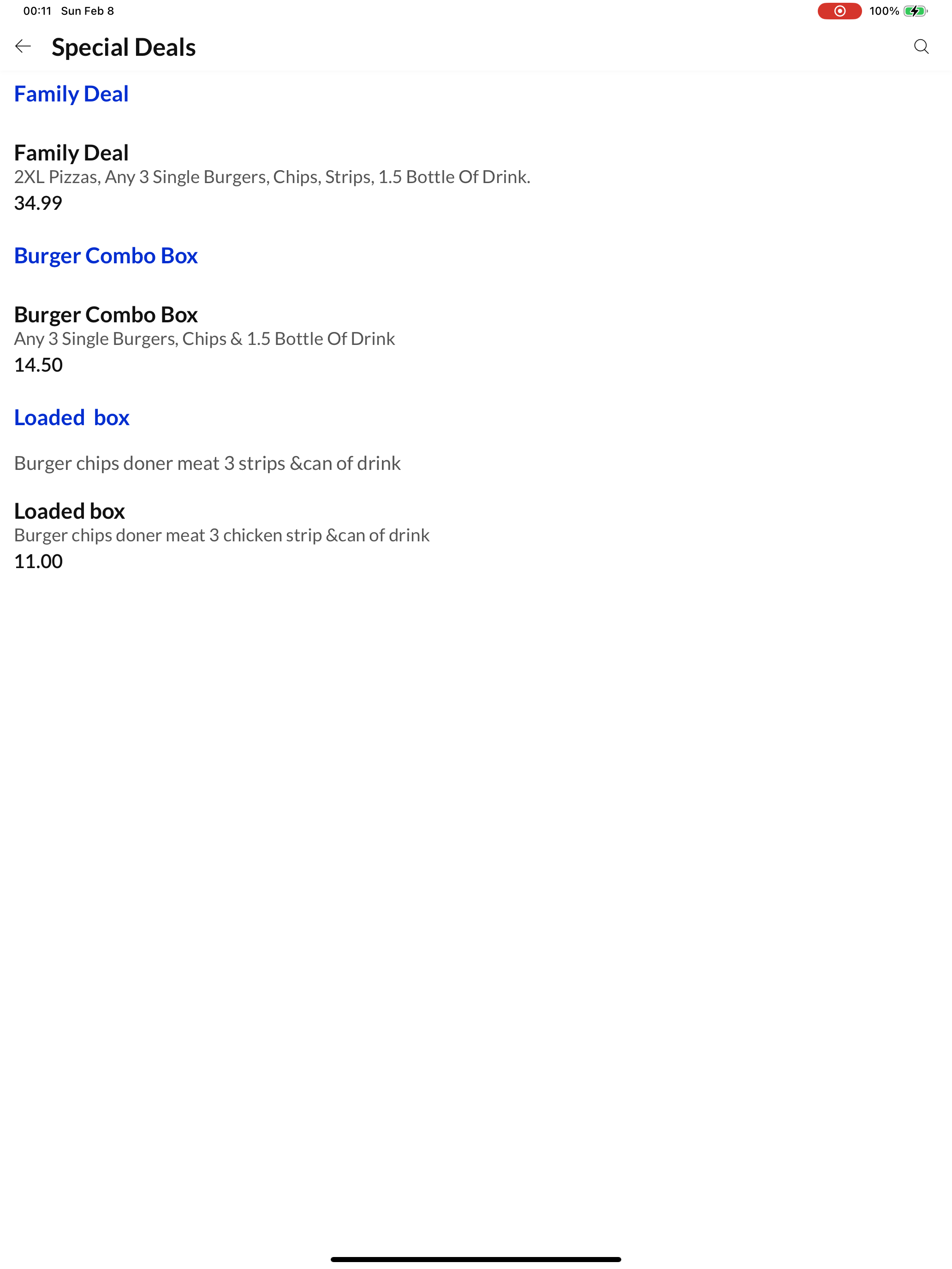 Dittas Fast Food Birmingham screenshot 7