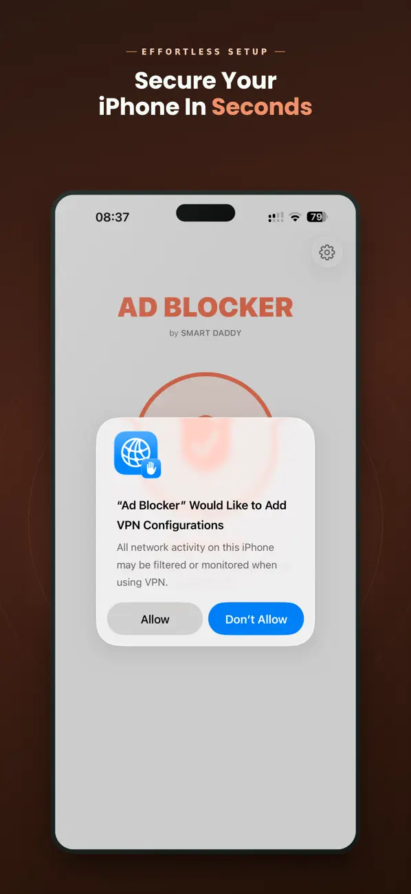 Screenshot #2 pour Ad Blocker: No Ads & Trackers