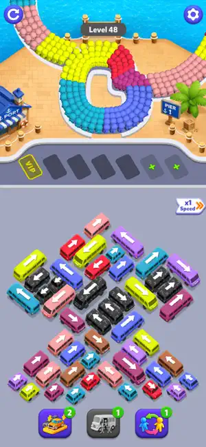 Bus Flow: Traffic Color Sort screenshot 4