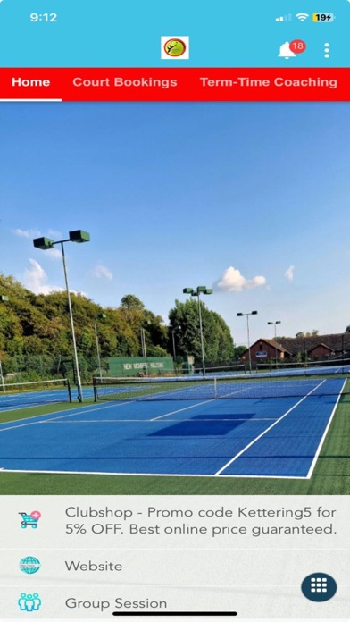 Kettering Tennis Club Screenshot