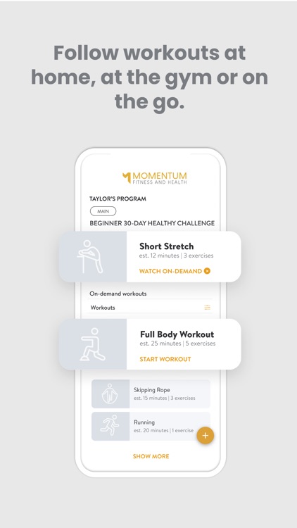 Momentum Fitness and Health screenshot-5
