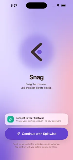 Snag: Quick Log Splits screenshot 1
