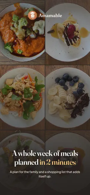 Amamable – Meal Planner screenshot 1