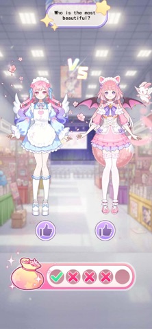 Momo Dress up game iPhone screenshot