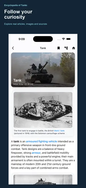 Encyclopedia of Tanks screenshot 1