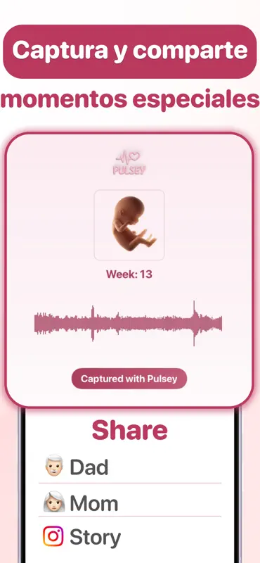 Pulsey: Escucha a tu Bebé screenshot 3 of 4