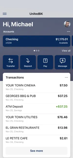 United Bank of Iowa. screenshot 1