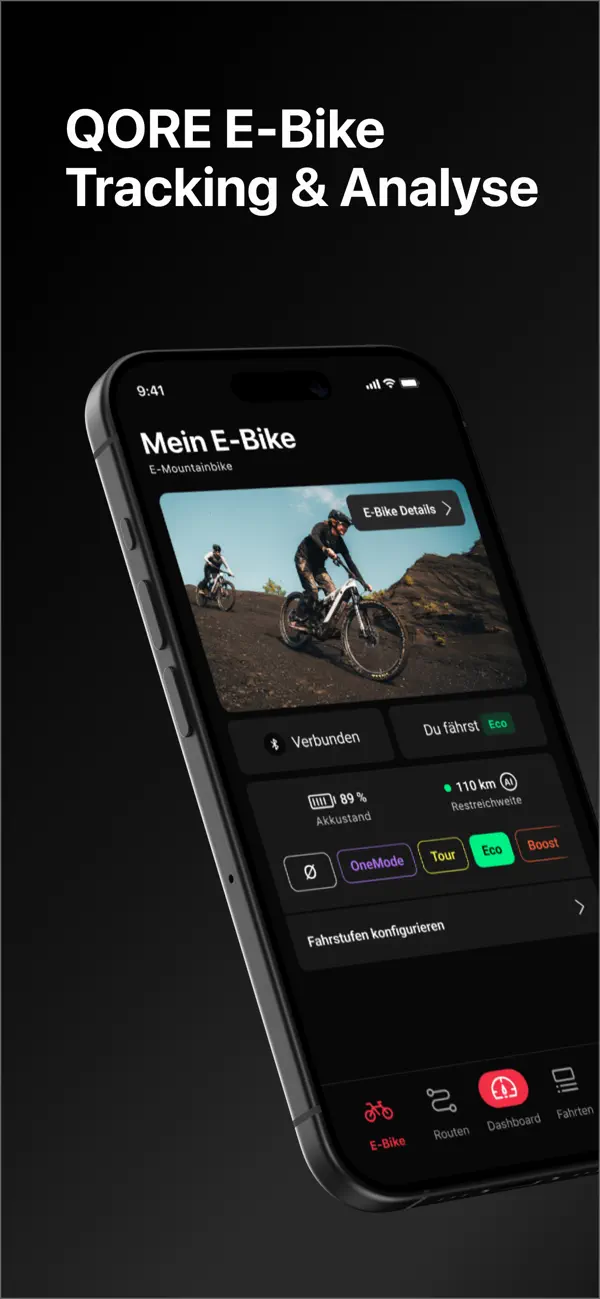 Screenshot #1 pour QORE E-Bike App